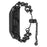 For Xiaomi Mi Band 7 Bead Decor Smartwatch Strap Replacement Hollow Out Watch Strap Metal Bracelet Strap - Black - 1