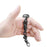 Metal Watch Strap for Xiaomi Mi Band 7, Wave Cowboy Chain Hollow Out Bracelet Replacement Wrist Band - Black - 3