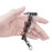 For Apple Watch Ultra 3 2 1 49mm / Series 11 10 46mm / 9 8 7 45mm / SE3 SE2 SE 6 5 4 44mm / 3 2 1 42mm Cowboy Chain Metal Wave Wallet Band Hollow Out Bracelet Strap - Black - 3