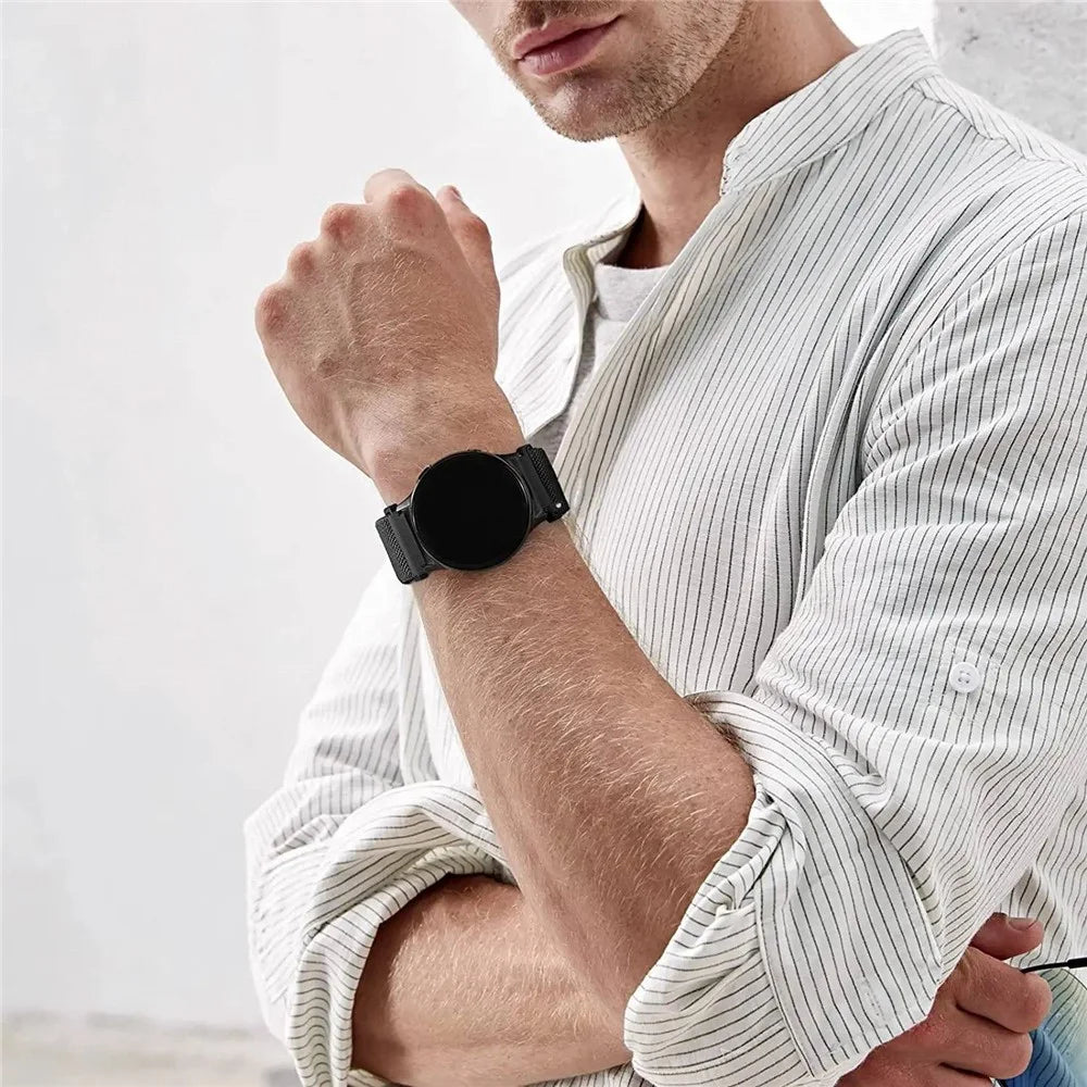 For Samsung Galaxy Watch6 40mm 44mm / Watch6 Classic 43mm 47mm / Watch 5 40mm 44mm / 5 Pro 45mm / Watch4 40mm 44mm Nylon Watch Band G-hook Metal Buckle Replacement Watch Strap - Orange - 3