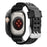 For Apple Watch Ultra 49mm Soft TPU Sport Watch Bands Wrist Strap with Rugged Protective Case - Black - 1
