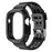 For Apple Watch Ultra 49mm Soft TPU Sport Watch Bands Wrist Strap with Rugged Protective Case - Black - 2