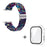 For Apple Watch Series 3 / 2 / 1 42mm Smart Watch Strap 3 Beads Resin Replacement Wrist Band with Transparent Watch Case - Purple Green Mix - 2