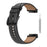 For Huami Amazfit T-Rex 2 Genuine Leather Replacement Watch Strap Adjustable Wrist Band with Tool - Black - 4