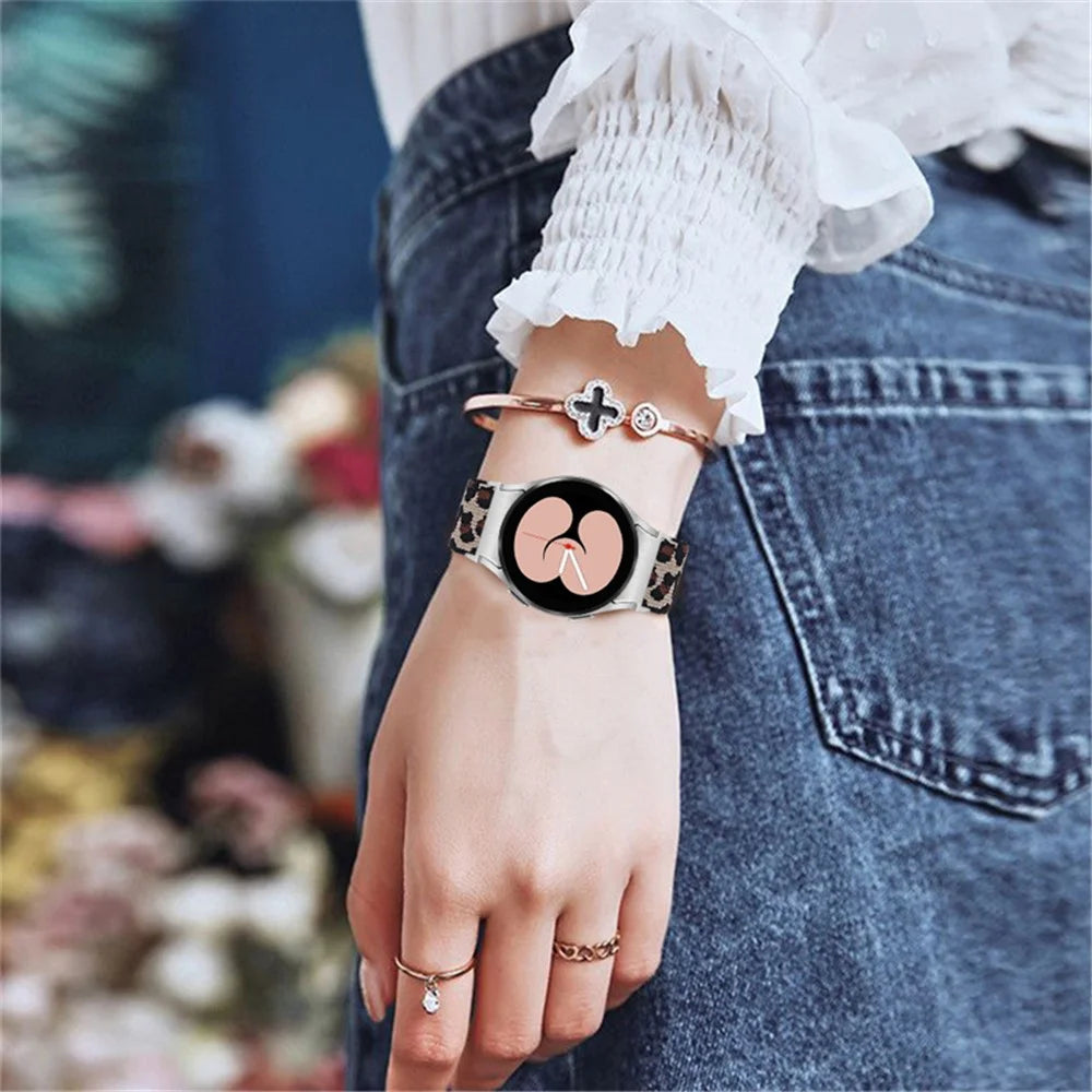 For Samsung Galaxy Watch6 40mm 44mm / Watch6 Classic 43mm 47mm / Watch 5 40mm 44mm / 5 Pro 45mm / Watch4 40mm 44mm Braided Nylon Elastic Watch Band Breathable Sports Wrist Strap Replacement - 3 - 7