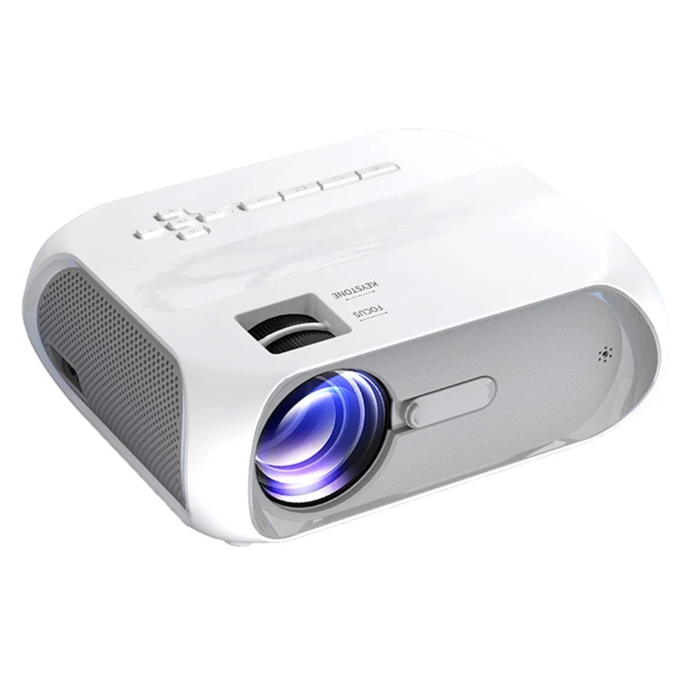 T9 HD 1080P Projector Portable Home Theater Projector Multi-Layer Coated Lens Projector for Office, School (Standard Version) - US Plug - 1