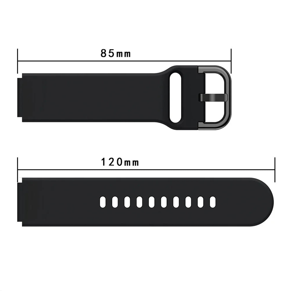 For Huawei Watch Fit mini / Talkband B3 / Talkband B6 Soft Silicone Watch Band 16mm Quick Release Strap Replacement with Colorful Buckle - Black - 4