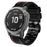For Garmin Enduro / Tactix Delta / Tactix 7 Pro PU Leather Coated Silicone Watch Band 26mm Three-color Stitching Line Strap - Black - 5