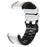 For Garmin Descent G1 / Instinct 2 / Epix Gen2 Quick Release Watch Band PU Leather Coated Silicone Three-color Stitching Line Wristband Strap - White - 3