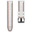 For Garmin Descent G1 / Instinct 2 / Epix Gen2 Quick Release Watch Band PU Leather Coated Silicone Three-color Stitching Line Wristband Strap - White - 4