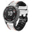 For Garmin Descent G1 / Instinct 2 / Epix Gen2 Quick Release Watch Band PU Leather Coated Silicone Three-color Stitching Line Wristband Strap - White - 5