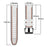 For Garmin Descent G1 / Instinct 2 / Epix Gen2 Quick Release Watch Band PU Leather Coated Silicone Three-color Stitching Line Wristband Strap - White - 6