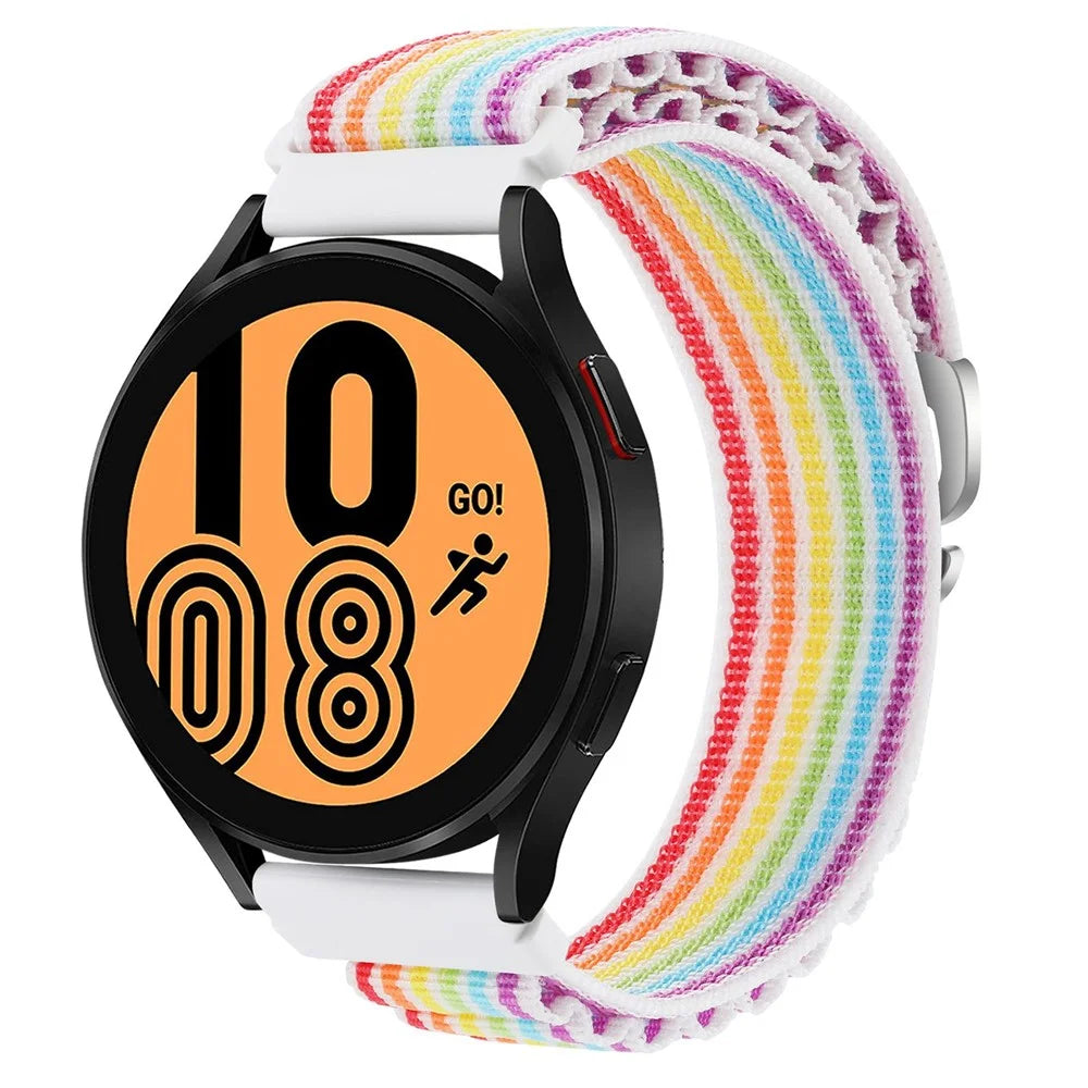 For Realme Watch 3 / Huami Amazfti GTR 4 / GTR 4 Pro Replacement Nylon Smartwatch Band 22mm Universal Adjustable Wrist Strap - Colorful - 2