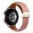 For Coros Pace 2 / Coros Apex 42mm Textured Genuine Leather Watch Band 20mm Quick Release Butterfly Buckle Strap Replacement - Deep Pink - 1
