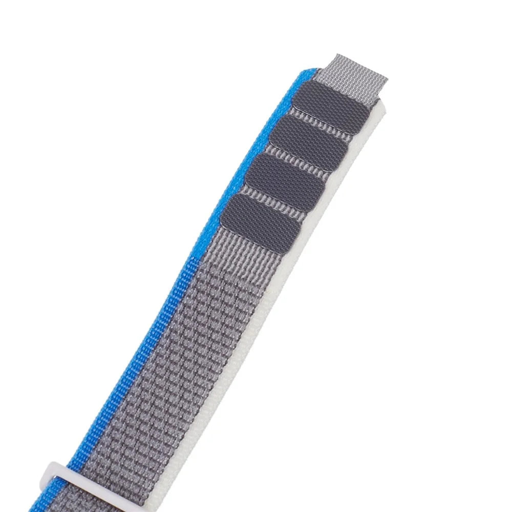 For Samsung Galaxy Watch6 40mm 44mm / Watch6 Classic 43mm 47mm / Watch 5 40mm 44mm / 5 Pro 45mm / Watch4 40mm 44mm Nylon Band Trail Loop Adjustable Sport Strap - Blue - 7