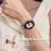For Samsung Galaxy Watch 5 Active 40mm / 44mm / Watch 5 Pro 45mm / Watch 42mm Rhinestone Decor Replacement Strap Stainless Steel Metal Wristband - Black - 5