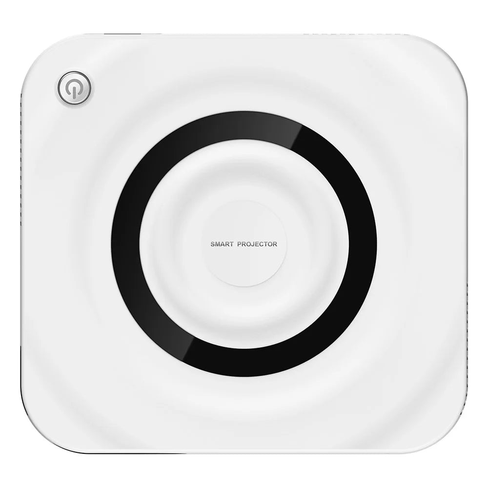 Y9 2+16G Wireless WiFi Projector 1080P Home Theater Mini Bluetooth-compatible Projector Support 200'' Projection Screen Size (White / Android) - UK Plug - 2