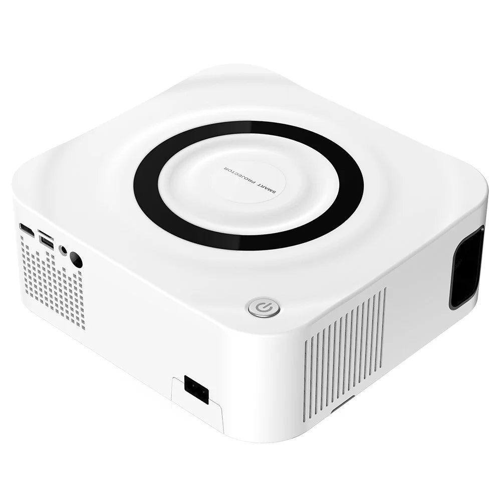 Y9 2+16G Wireless WiFi Projector 1080P Home Theater Mini Bluetooth-compatible Projector Support 200'' Projection Screen Size (White / Android) - UK Plug - 3