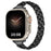 Watch Strap for Apple Watch Series 11 10 42mm / 9 8 7 41mm / SE3 SE2 SE 6 5 4 40mm / 3 2 1 38mm Rhinestones Decor Metal Band - Black - 2