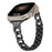 Watch Strap for Apple Watch Series 11 10 42mm / 9 8 7 41mm / SE3 SE2 SE 6 5 4 40mm / 3 2 1 38mm Rhinestones Decor Metal Band - Black - 3