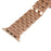 Watch Strap for Apple Watch Series 11 10 42mm / 9 8 7 41mm / SE3 SE2 SE 6 5 4 40mm / 3 2 1 38mm 5-Beads Stainless Steel Metal Wristband - Rose Gold - 4