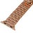 Watch Strap for Apple Watch Series 11 10 42mm / 9 8 7 41mm / SE3 SE2 SE 6 5 4 40mm / 3 2 1 38mm 5-Beads Stainless Steel Metal Wristband - Rose Gold - 5