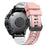 For Garmin Tactix 7 Pro / Tactix Delta Replacement Wristband Quick Release Dual-color Soft Silicone Sport Watch Band  - Pink  /  White - 2