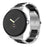 For Google Pixel Watch 4 41mm / Watch 3 41mm / Watch 2 / Watch Elegant 316 Stainless Steel 3 Beads Wrist Band Polished Replacement Smartwatch Strap - Silver / Black - 2