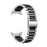 For Google Pixel Watch 4 41mm / Watch 3 41mm / Watch 2 / Watch Elegant 316 Stainless Steel 3 Beads Wrist Band Polished Replacement Smartwatch Strap - Silver / Black - 3