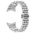 For Google Pixel Watch 4 41mm / Watch 3 41mm / Watch 2 / Watch Luxury 7 Beads Stainless Steel Smart Watch Band Stylish Replacement Wrist Strap - Silver - 2