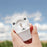 For Apple Watch Cute Bear Charger Holder Smart Watch Silicone Charging Stand Base - White - 4