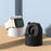 For Apple Watch Cute Bear Charger Holder Smart Watch Silicone Charging Stand Base - White - 5