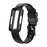 Integrated Smart Watch Strap for Fitbit Inspire 3, Silicone Watchband Adjustable Strap with Watch Case - Black - 4