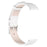 For Keep B4 Leather Watch Band 16mm Quick Release Waterproof Soft Replacement Strap with Stainless Steel Buckle - White - 2