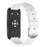 For Keep B4 Leather Watch Band 16mm Quick Release Waterproof Soft Replacement Strap with Stainless Steel Buckle - White - 3