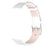 For Keep B4 Leather Watch Band 16mm Quick Release Waterproof Soft Replacement Strap with Stainless Steel Buckle - White - 6