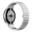 For Google Pixel Watch 4 41mm / Watch 3 41mm / Watch 2 / Watch Quick Release Metal Band Butterfly Buckle Clasp Bracelet Watch Strap - Silver - 1
