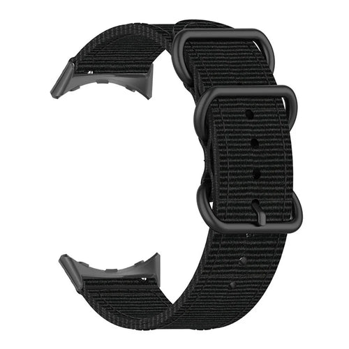 For Google Pixel Watch 4 41mm / Watch 3 41mm / Watch 2 / Watch Nylon Strap Adjustable Watchband Smart Bracelet Breathable Band with Loop Buckle for Women / Men - Black - 1