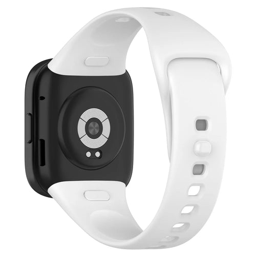 Silicone Watch Band for Xiaomi Redmi Watch 3 / Mi Lite Watch 3 Soft Strap Quick Release Watchband - White - 1