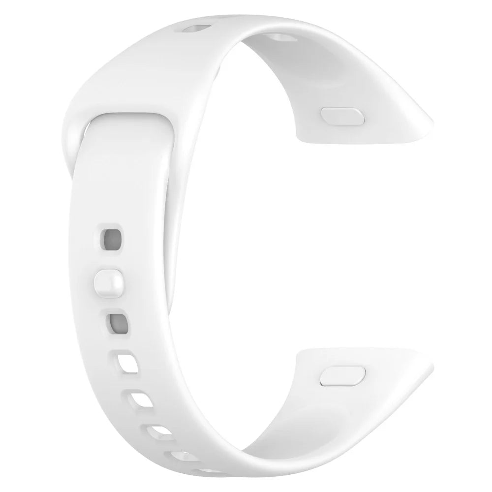 Silicone Watch Band for Xiaomi Redmi Watch 3 / Mi Lite Watch 3 Soft Strap Quick Release Watchband - White - 3