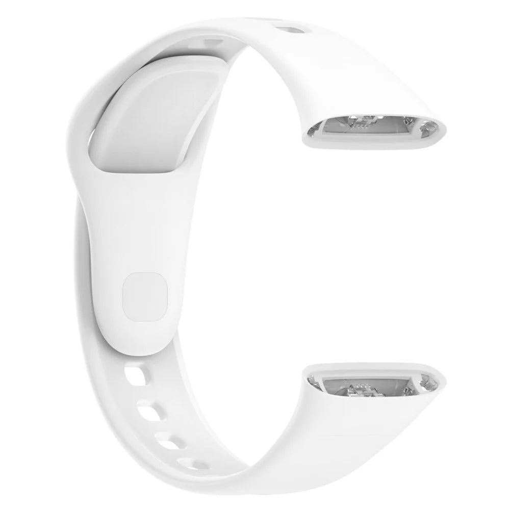 Silicone Watch Band for Xiaomi Redmi Watch 3 / Mi Lite Watch 3 Soft Strap Quick Release Watchband - White - 4