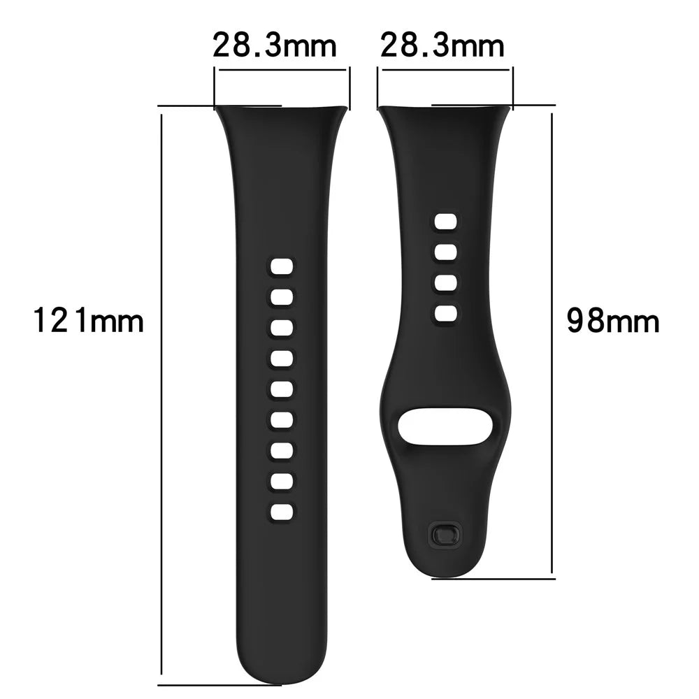 Silicone Watch Band for Xiaomi Redmi Watch 3 / Mi Lite Watch 3 Soft Strap Quick Release Watchband - White - 6