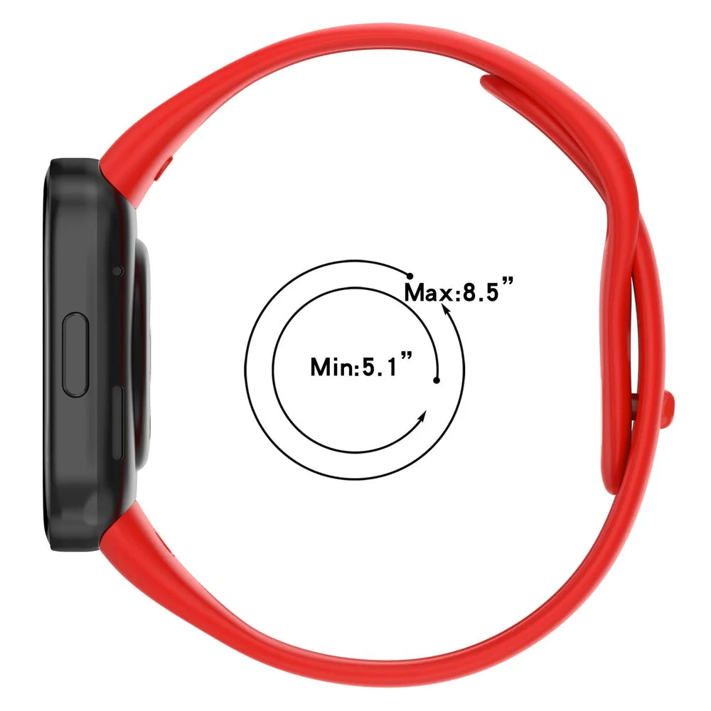 Silicone Watch Band for Xiaomi Redmi Watch 3 / Mi Lite Watch 3 Soft Strap Quick Release Watchband - White - 7