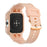 For Huami Amazfit GTS 1 / 2 / 3 / 4 One-piece Soft Silicone Replacement Watch Strap with Watch Case - Pink - 1