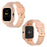 For Huami Amazfit GTS 1 / 2 / 3 / 4 One-piece Soft Silicone Replacement Watch Strap with Watch Case - Pink - 4