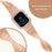 For Huami Amazfit GTS 1 / 2 / 3 / 4 One-piece Soft Silicone Replacement Watch Strap with Watch Case - Pink - 5