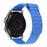 For COROS Apex 46mm / Apex Pro / TicWatch Pro 3 Replacement Genuine Leather Magnetic Strap 22mm Universal Smartwatch Band - Blue - 1