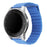For COROS Apex 46mm / Apex Pro / TicWatch Pro 3 Replacement Genuine Leather Magnetic Strap 22mm Universal Smartwatch Band - Blue - 2