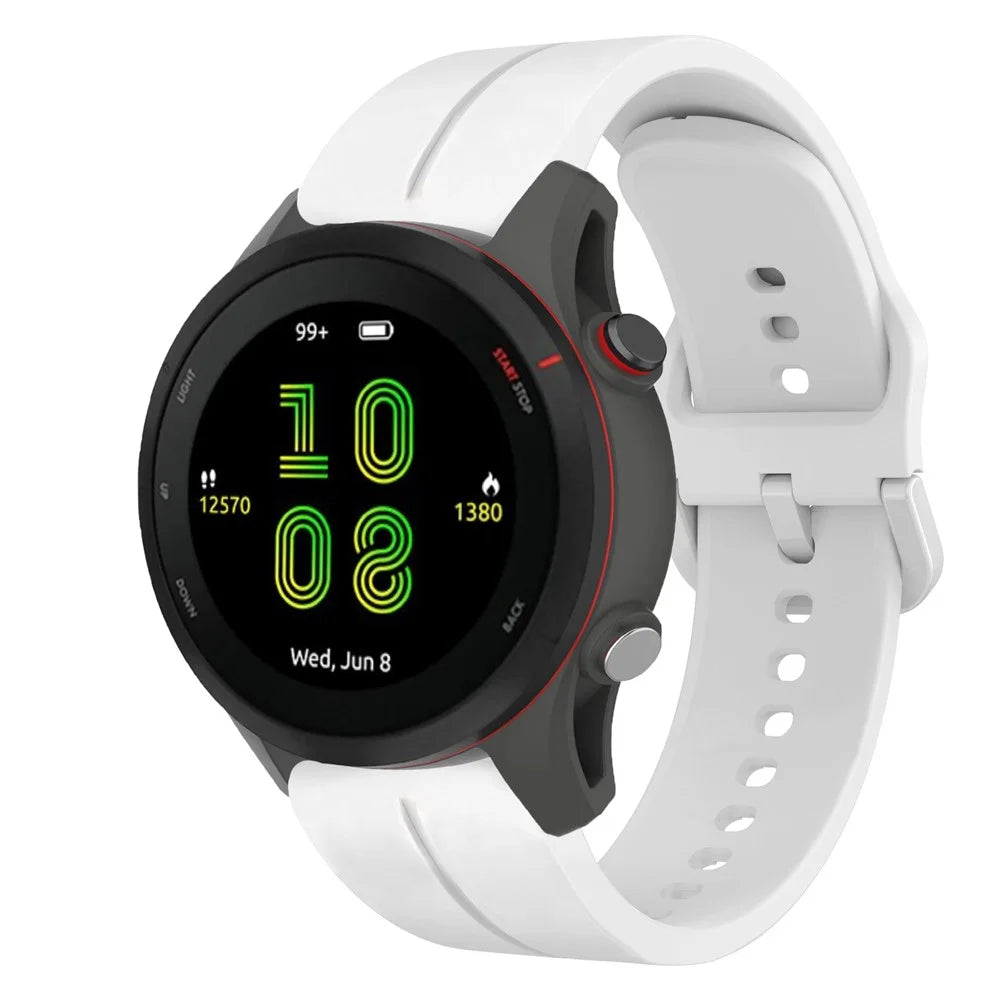 For Huawei Watch GT 4 46mm / Watch 4 Pro / Watch 3 Pro New / Watch 3 Pro / GT 2 Pro /  Honor Watch GS 3i Watch Strap 22mm Silicone Watch Band - White - 5