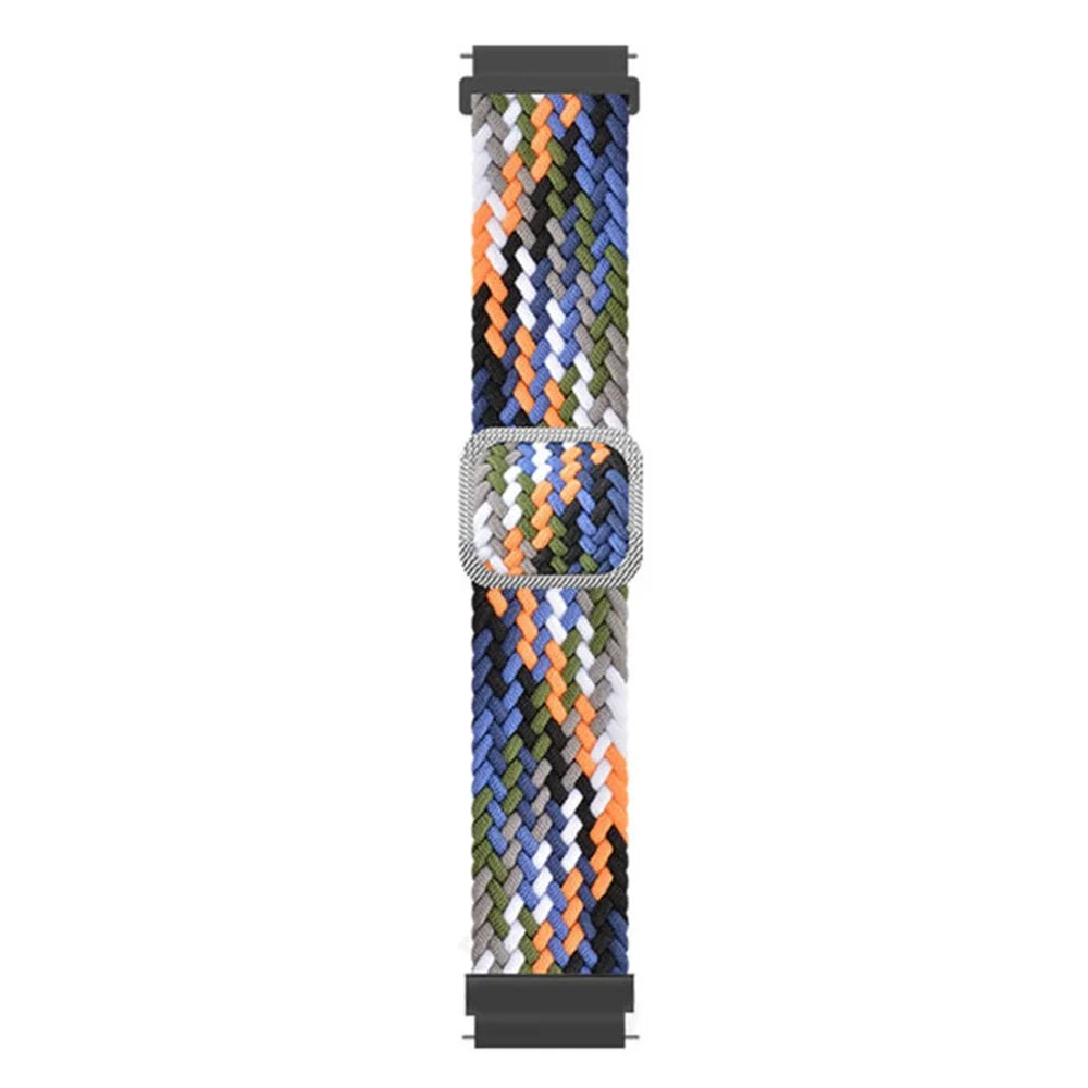For Samsung Galaxy Watch3 41mm / Garmin Forerunner 645 / Huawei Watch GT 2 42mm Watch Strap 20mm Nylon Band - Denim - 2